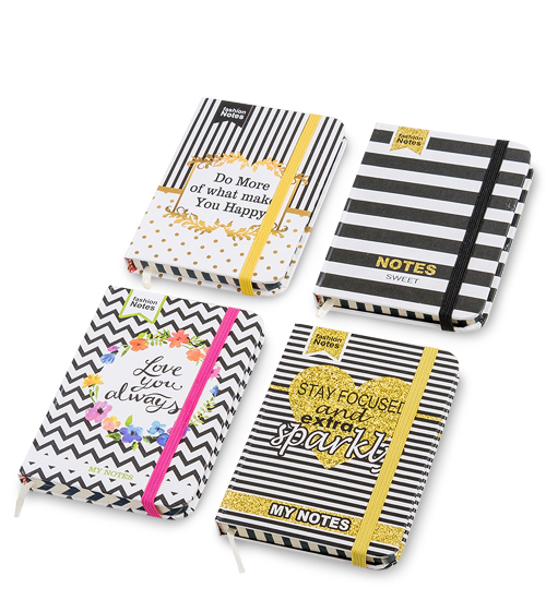 BM-35 Блокнот микро "Полосатый стиль" в асс. (твердая обложка)