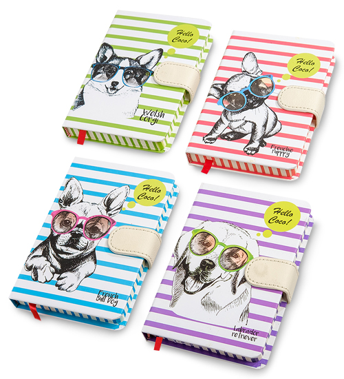 BM-46 Блокнот мал. "Дружелюбный пес" в асс. (твердая обложка)