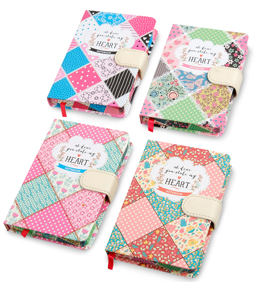 BM-50 Блокнот мал. "Лоскутный мильфлер" в асс. (твердая обложка)