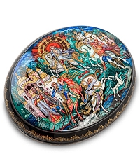 ШК-30/55 Шкатулка Мстера "Соколиная охота" исп. Бабурина