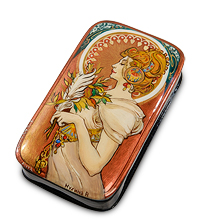 ШК-80/14 Шкатулка "Альфонс Муха" исп. Бурмистрова