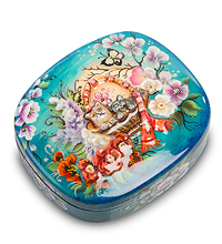 ШК-30/ 4 Шкатулка  Мстера "Сюрприз" 8,5,х7,5 Рыбакова О.