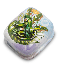 ШК-70/19 Шкатулка Федоскино "Лягушка" исп. Яблокова