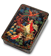 ШК-30/56 Шкатулка Холуй "Конек-Горбунок" Латышева