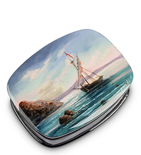 ШК-10/17 Шкатулка Федоскино "Море" исп. Котова А.