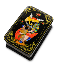 ШК-85/15 Шкатулка Палех "Жар-птица" Серов