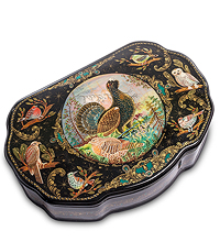 ШК-65/20 Шкатулка Холуй "Живая природа России" исп. Костерина