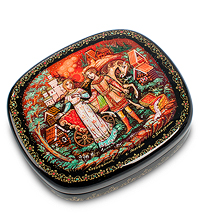 ШК-30/27 Шкатулка Мстера "Коробейник" Садовская