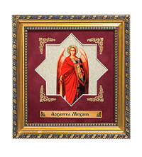 ПК-568 Панно "Архангел Михаил" мини 18x19