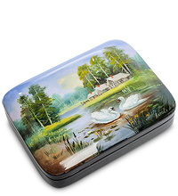 ШК-10/46 Шкатулка Федоскино "Лето" исп. Котова А.