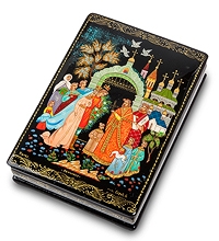 ШК-75/15 Шкатулка Палех "Венчание" исп. Серов