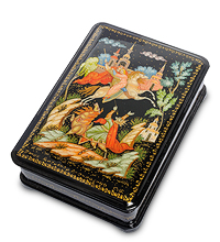 ШК-16/ 1 Шкатулка Палех "Василиса прекрасная"