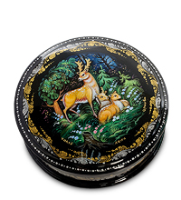 ШК-45/34 Шкатулка Холуй "Лани" исп. Орлова