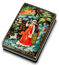 ШК-75/ 8 Шкатулка Холуй "Аленушка" исп. Серов