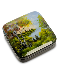 ШК-10/72 Шкатулка Федоскино "Лето"