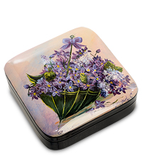 ШК-10/73 Шкатулка Федоскино "Зонтитик"