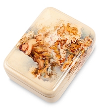 ШК-65/15 Шкатулка Федоскино "Девушка"