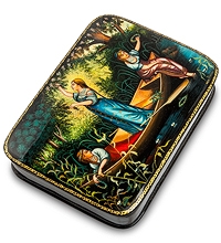 ШК-80/20 Шкатулка Федоскино "Иван Купала" исп. Глухова