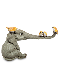 ED-178 Фигурка "Слон и птички"