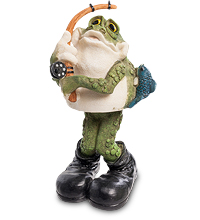 FG-6374-XC Фигура "Рыбак Фрогги" (Sealmark)