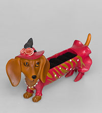 SK-16 Держатель для колец "Такса элегантная леди"