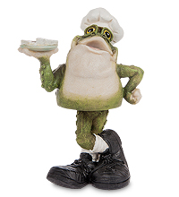 FG-6332-XC Фигура-болванчик Лягушка "Повар Фрогги" (Sealmark)