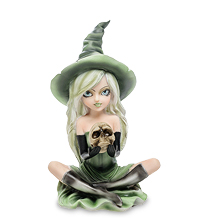 GA-59 Статуэтка "Девочка с черепом"