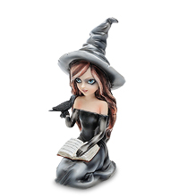 GA-61 Статуэтка "Девочка с вороном"