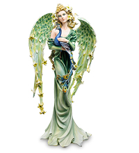 GA-74 Статуэтка "Ангел с павлином"