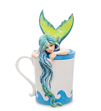 GA-92 Статуэтка "Чашка с русалкой "Утреннее блаженство"