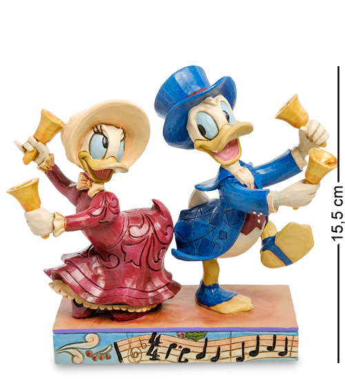 Disney-4051977 Фигурка "Дональд и Дейзи Дак с колокольчиками (С Рождеством!)"