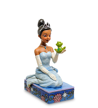 Disney-4054276 Фигурка "Тиана и лягушка (Жизнерадостный романтик)"
