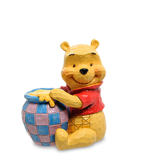Disney-4054289 Фигурка "Винни Пух и бочонок меда (Мед если есть, то его сразу же нет!)"