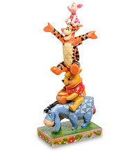 Disney-4055413 Фигурка "Ушастик, Винни-Пух, Тигра и Пятачок (С друзьями все получится!)"