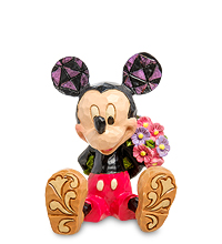 Disney-4054284 Фигурка мини "Микки Маус с цветами)"