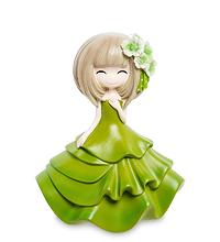 MF-03 Копилка маленькая "Девочка в зеленом платье"