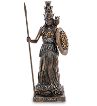 WS-1008 Статуэтка "Афина - Богиня мудрости и справедливой войны"